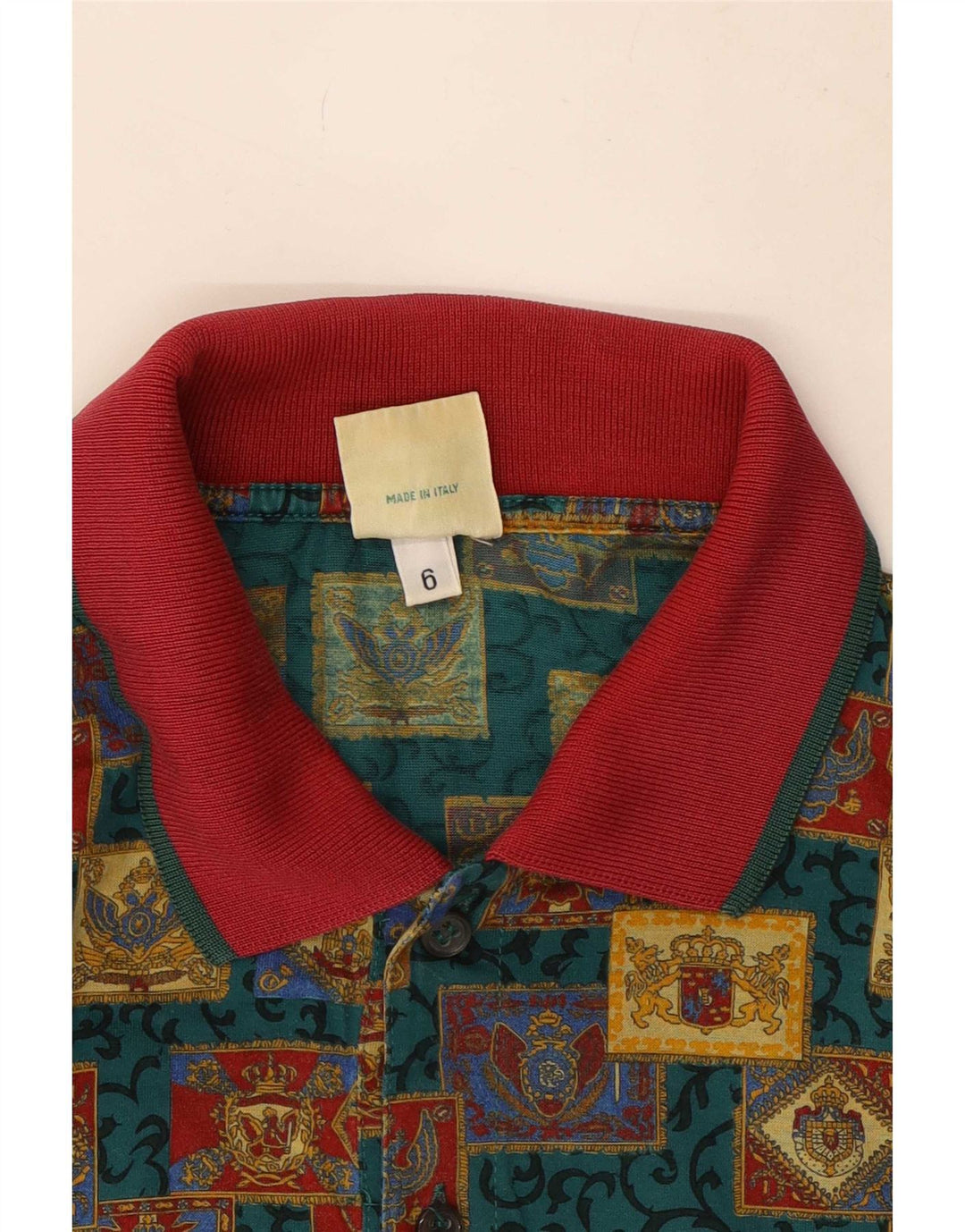 Męska koszulka polo Mango, duża, wielokolorowa, geometryczna