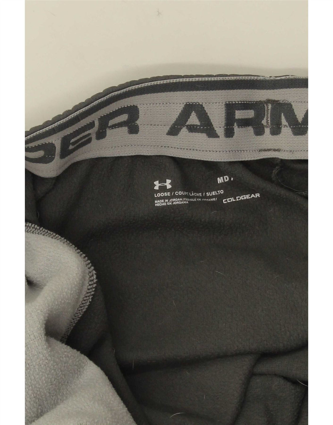 Męskie spodnie dresowe Under Armour Cold Gear, średnioszare, nakrapiane