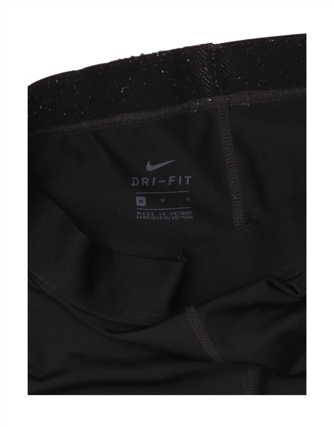 Damskie legginsy Nike Dri Fit Graphic Capri UK 12, średnie czarne