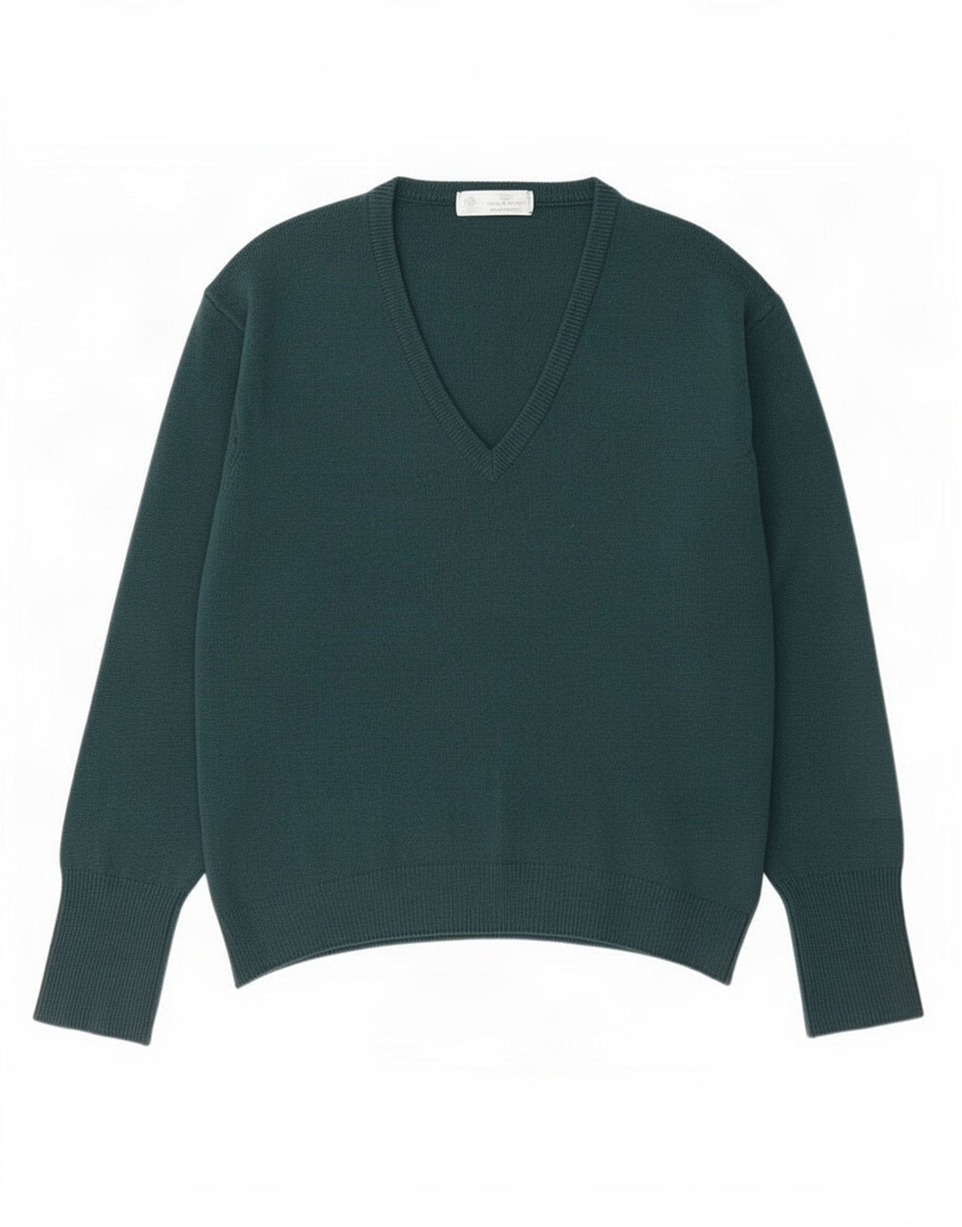 Męski sweter Marks & Spencer St. Michael z dekoltem w kształcie litery V, średni zielony