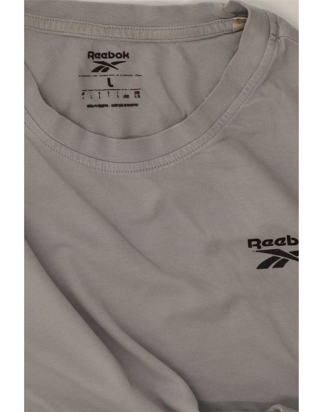 T-shirt męski Reebok, duży, szary