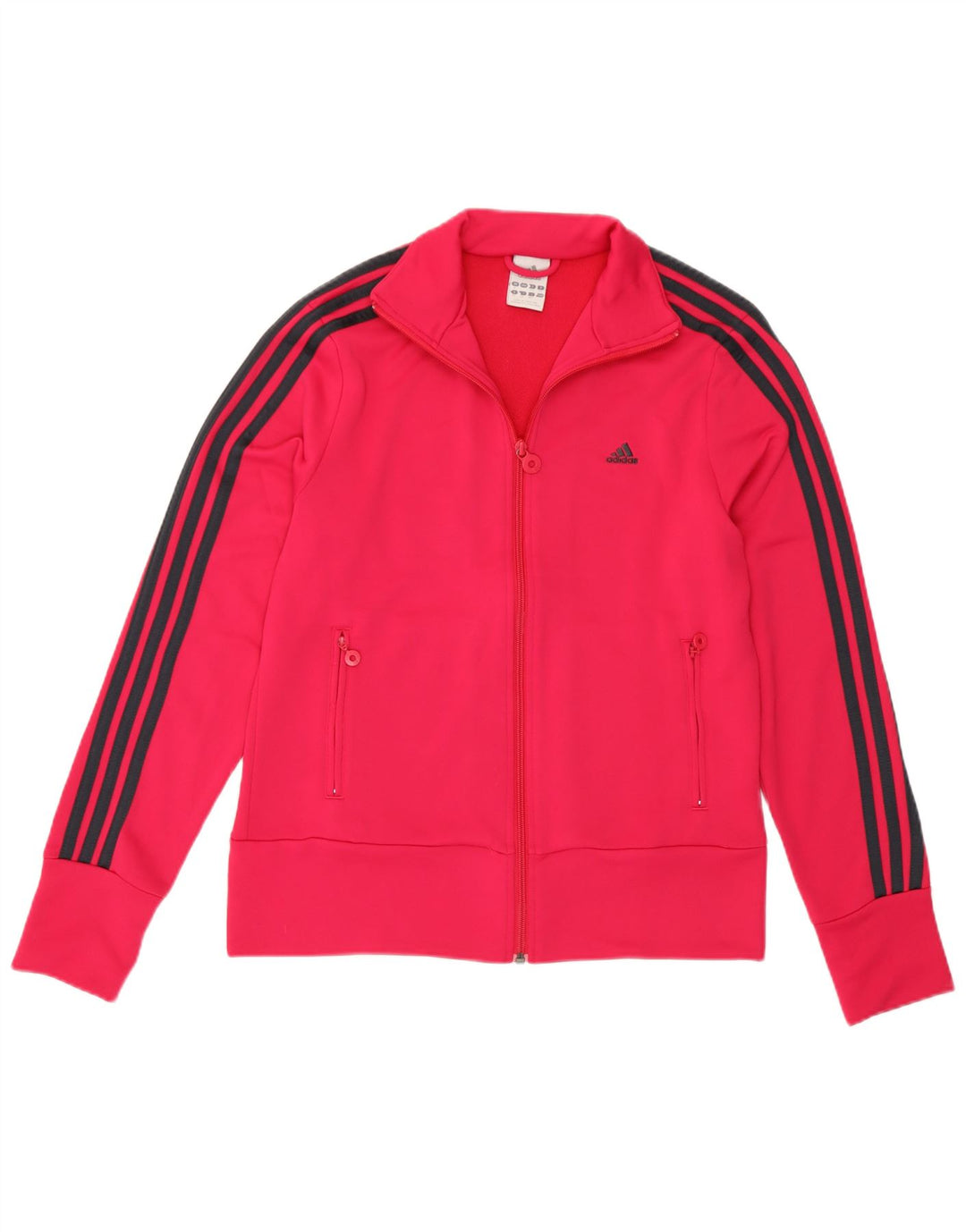 Damska kurtka dresowa Adidas UK 16, duża, różowa, poliester