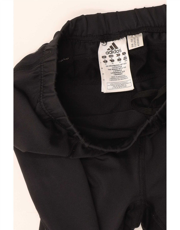 Damskie spodnie dresowe Adidas Climacool UK 14, średni czarny poliester