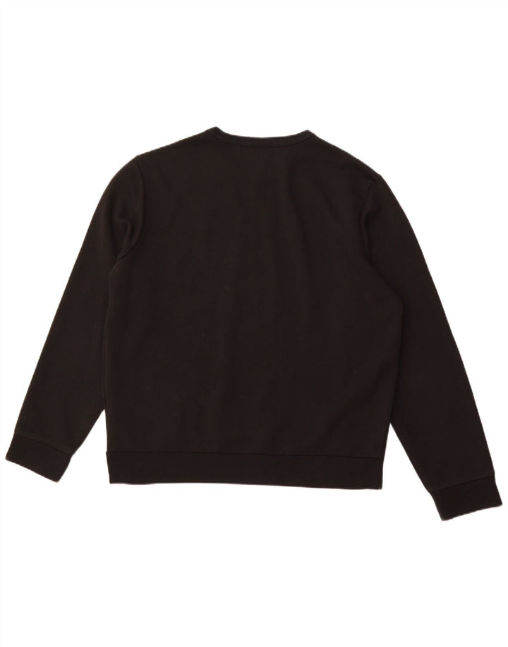 POLO RALPH LAUREN Męski sweter bluzowy, duży, czarny, poliester