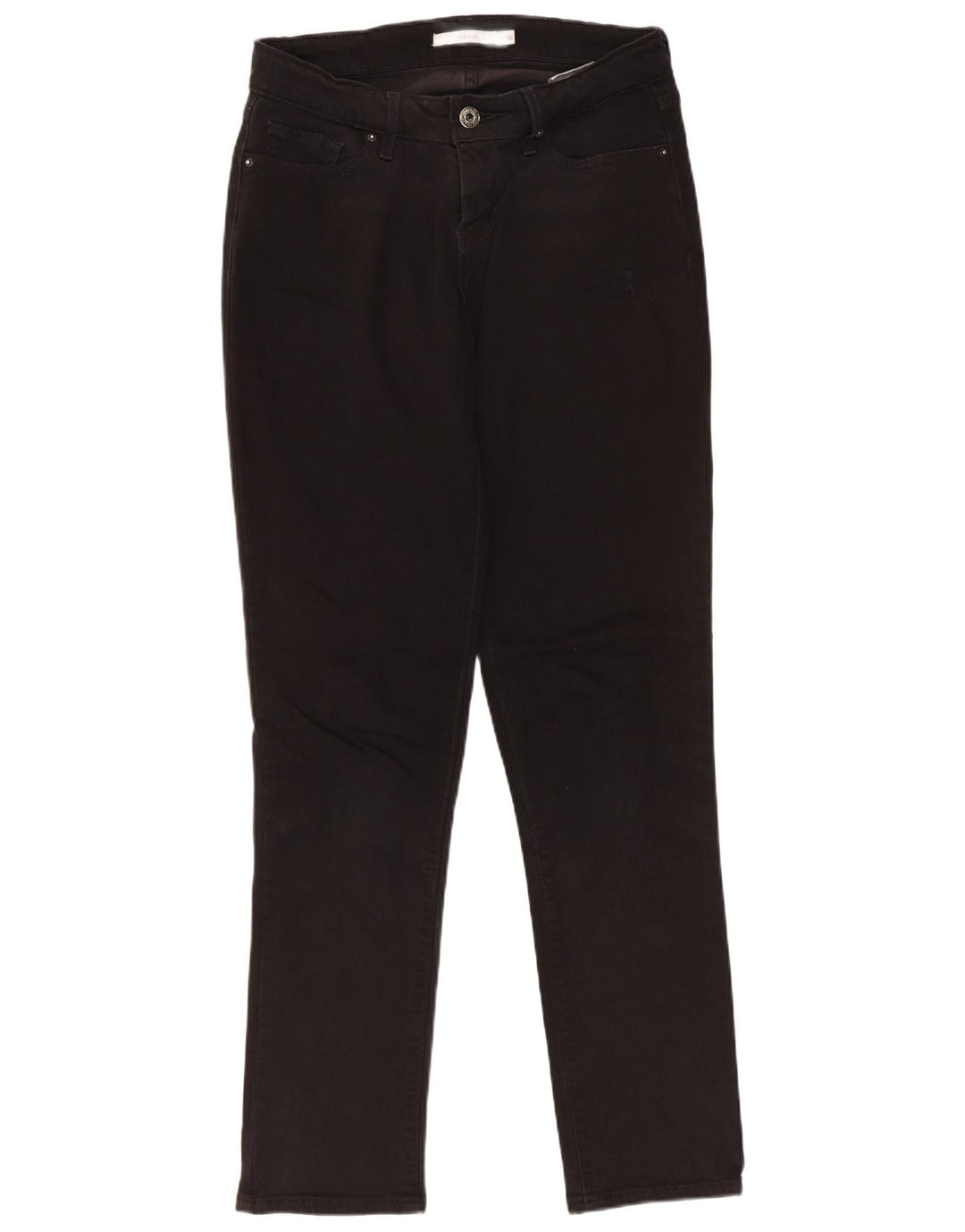 Damskie jeansy Levi's 712 Slim W26 L30 Czarna bawełna