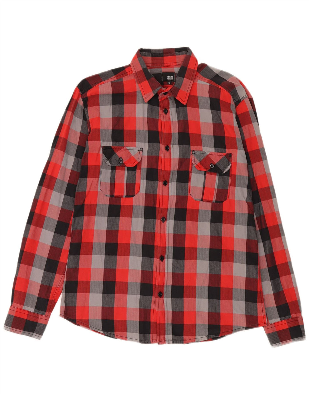 Koszula męska Jack & Jones XL w wielokolorową kratę, bawełniana