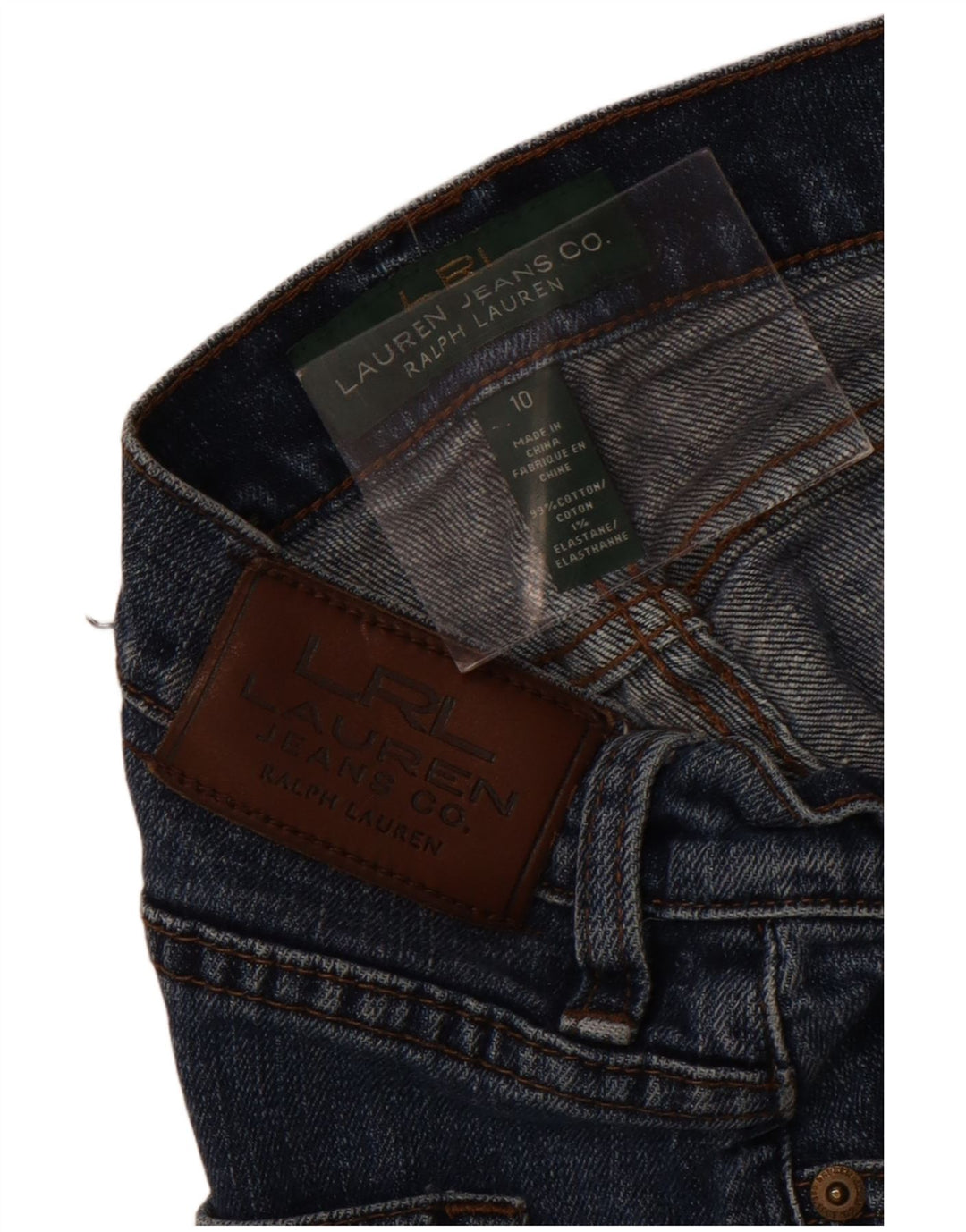 Damskie jeansy Bootcut Ralph Lauren US 10 Large W32 L30 Niebieskie bawełniane
