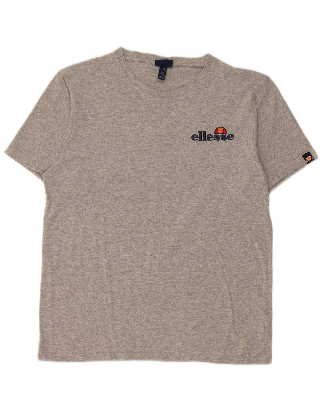 T-shirt męski Ellesse, duży, szary, z bawełny w plamki