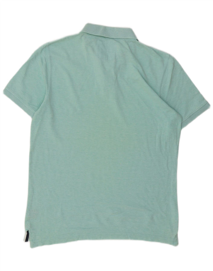 Męska koszulka polo Crew Clothing Średnia zielona bawełna