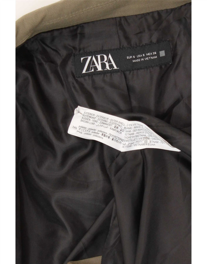 Damska marynarka oversize z podwójnymi piersiami Zara UK 10 Small Khaki