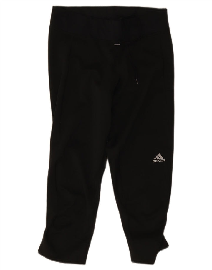 Legginsy Adidas Damskie Climalite Capri UK 8/10 Małe Czarne Poliester