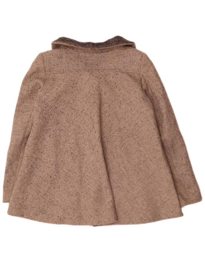 Max & Co. Damski krótki, oversize'owy płaszcz UK 6 XS, beżowy, wełniany