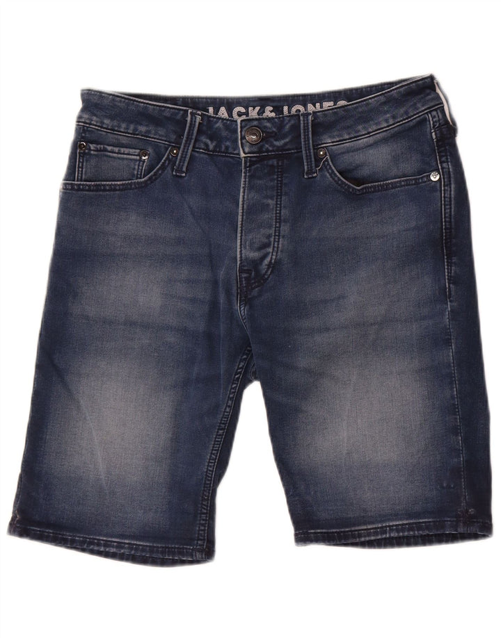 Męskie spodenki jeansowe Jack & Jones, małe W29, niebieskie, bawełniane