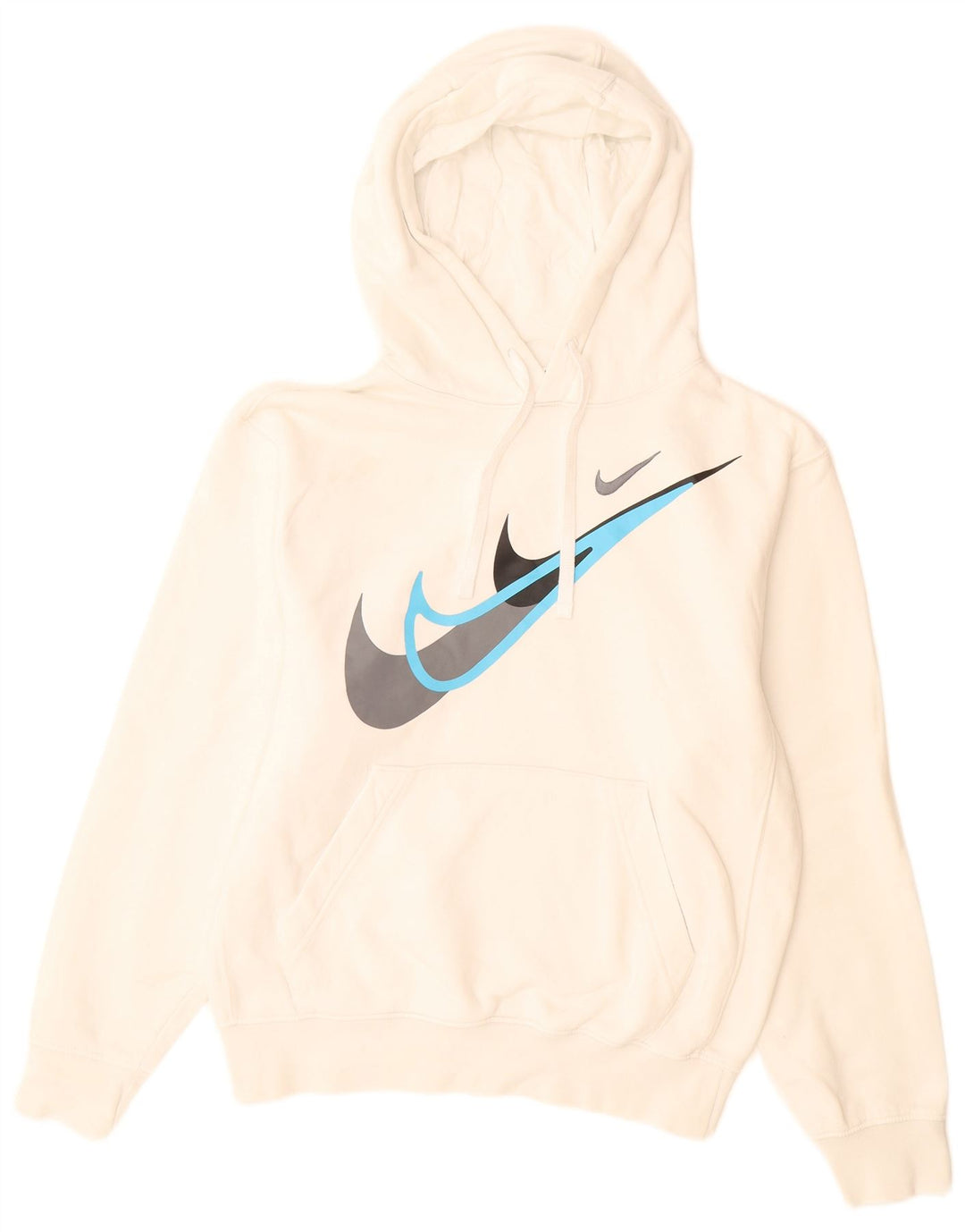 Męska bluza z kapturem Nike Graphic XS, biała, bawełniana