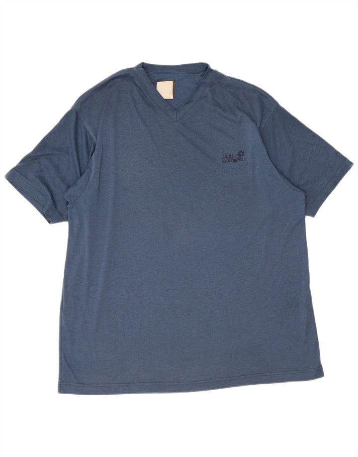 T-shirt męski Jack Wolfskin Top XL Niebieski poliester
