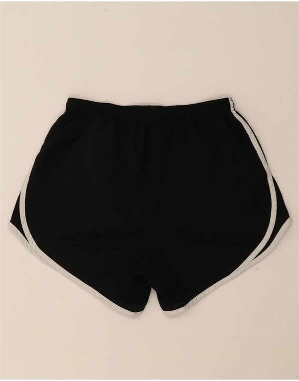 Damskie spodenki sportowe Nike Dri Fit UK 8, małe, czarne, poliestrowe