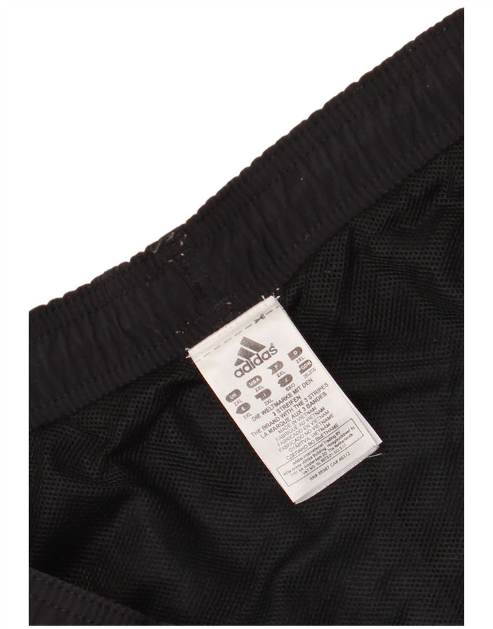 Męskie spodenki sportowe Adidas 2XL z czarnego nylonu