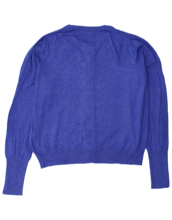 Sweter damski Marks & Spencer UK 12, średni niebieski, wiskoza