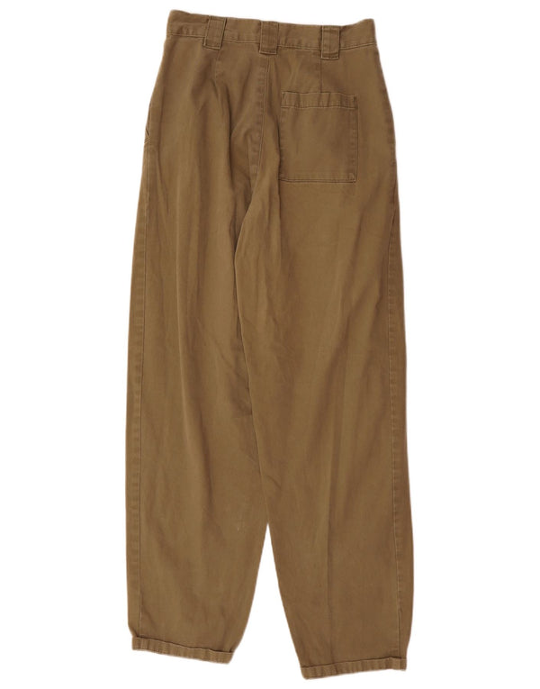 Damskie spodnie typu casual z wysokim stanem i wysokim stanem Topshop UK 6 XS W26 L28 Khaki