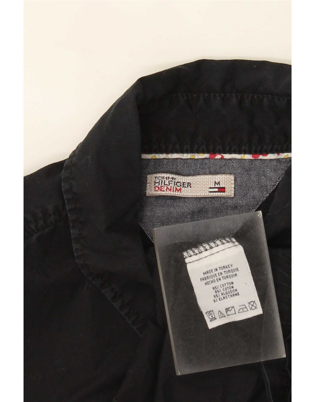 Koszula damska Tommy Hilfiger UK 12, średnia czarna, bawełniana