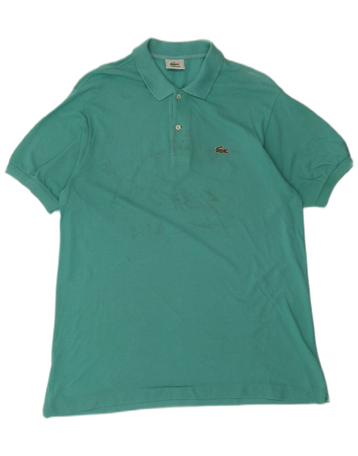 Męska koszulka polo Lacoste, rozmiar 5, duża, zielona bawełna