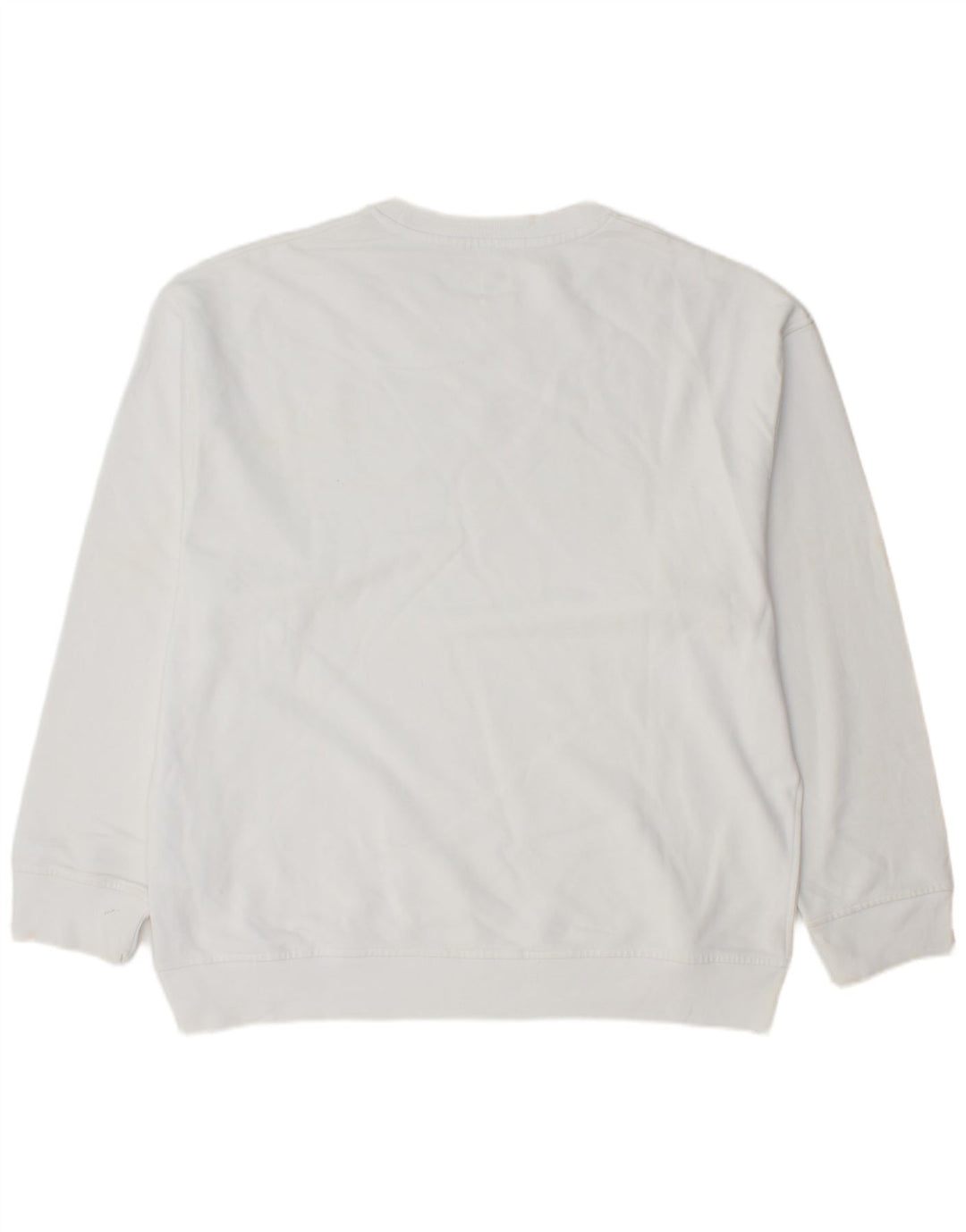 LEVI'S Mens Graphic Relaxed Fit Sweatshirt Jumper Large White Cotton