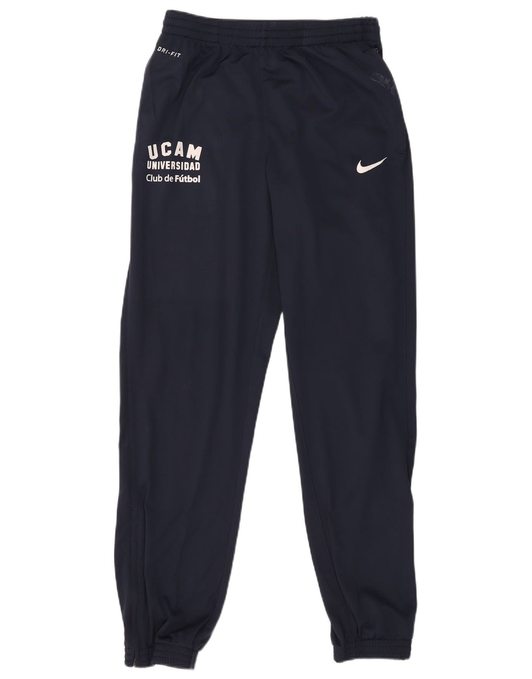 Męskie spodnie dresowe Nike Dri Fit Graphic, średnie granatowe