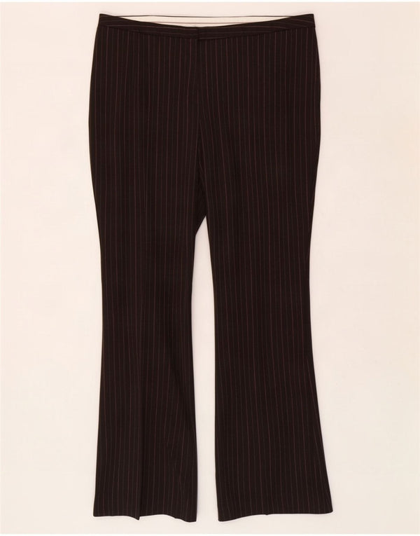 Damskie spodnie codzienne Marks & Spencer UK 18 XL W36 L31 Brązowe paski