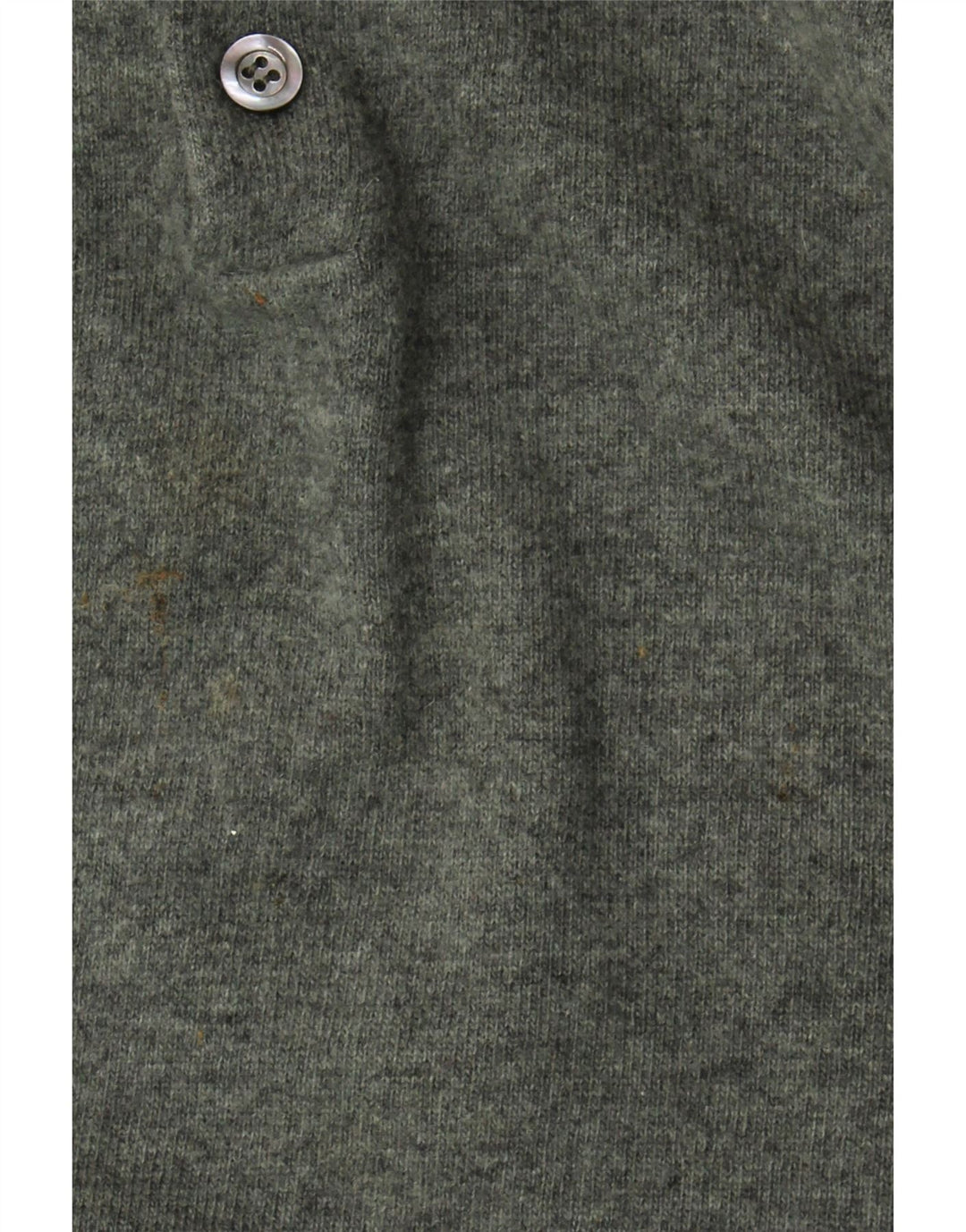 Męski sweter polo Benetton, mały, zielony, z dziewiczej wełny