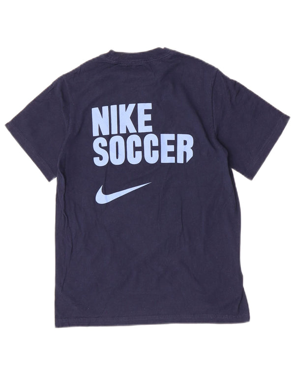 Koszulka chłopięca Nike Diggers Soccer Graphic Graphic Top 8-9 lat, mała, granatowa