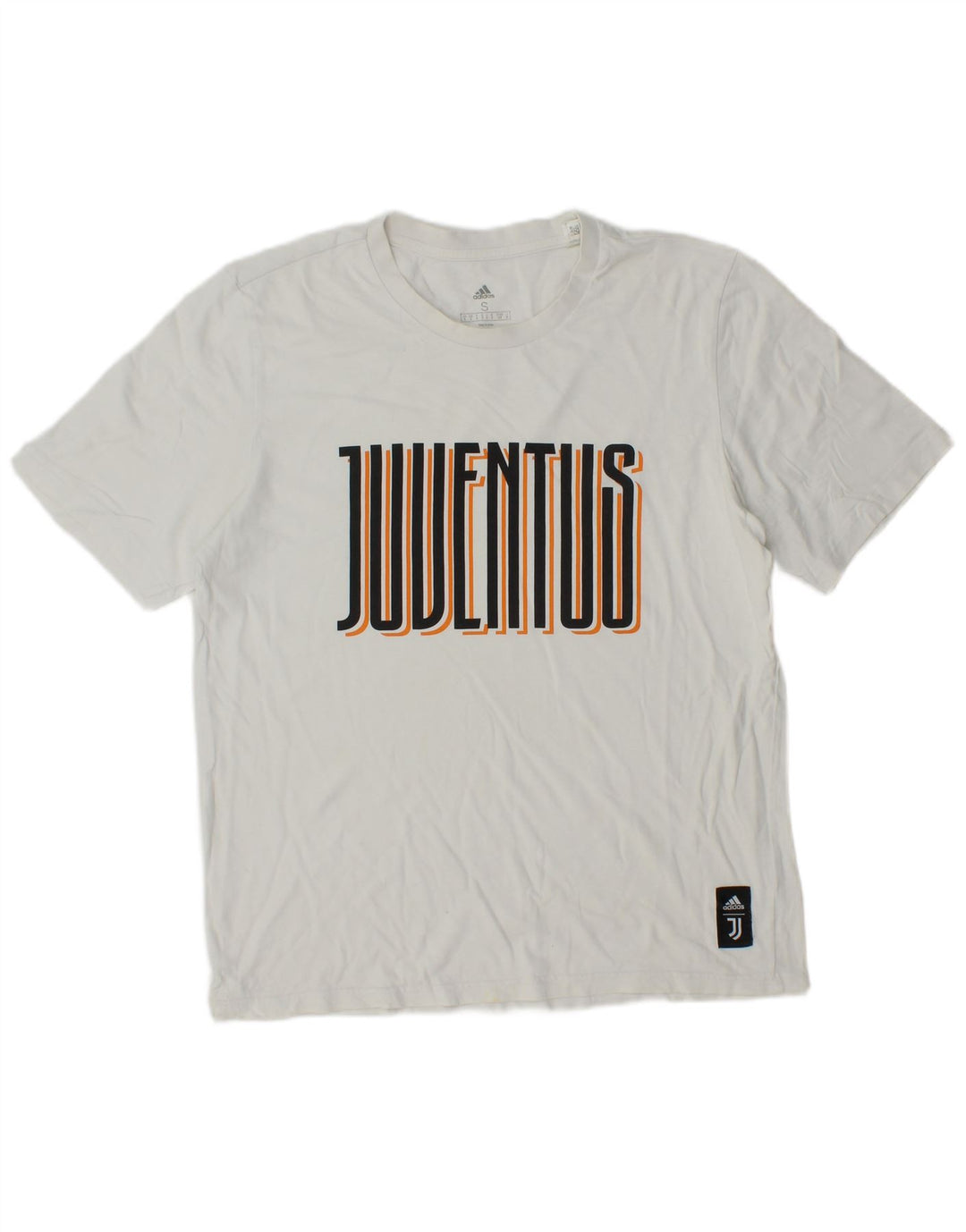 Adidas Męska koszulka z grafiką Juventus Turyn, mała, biała