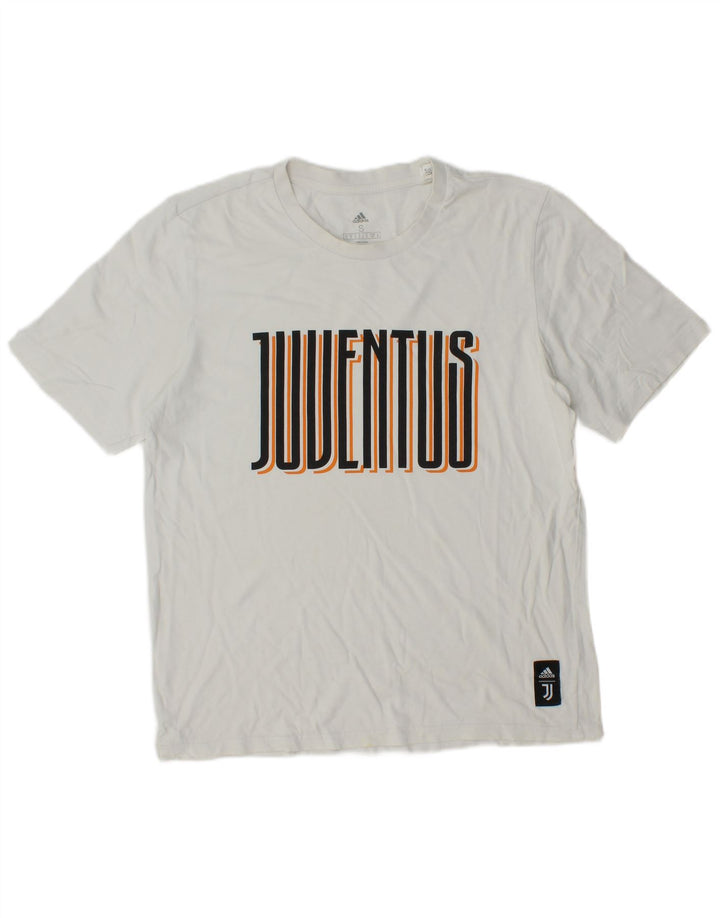 Adidas Męska koszulka z grafiką Juventus Turyn, mała, biała