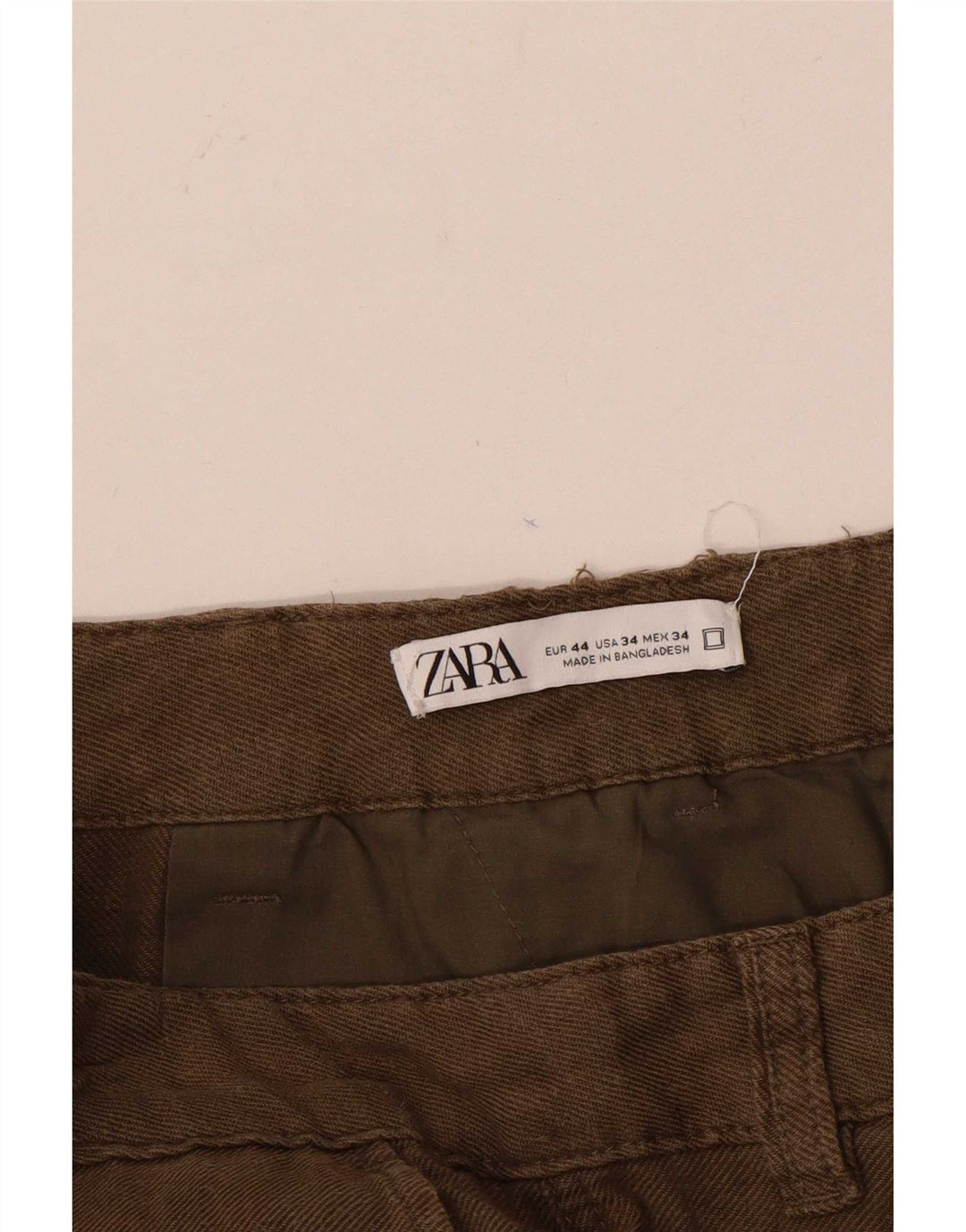 Męskie spodenki cargo Zara EU 44 Large W34 brązowe