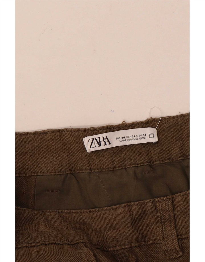 Męskie spodenki cargo Zara EU 44 Large W34 brązowe