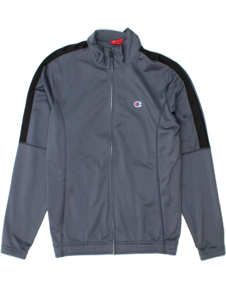 CHAMPION Mens Tracksuit Top Jacket Small Grey Vintage Champion and Second-Hand Champion from Messina Hembry 