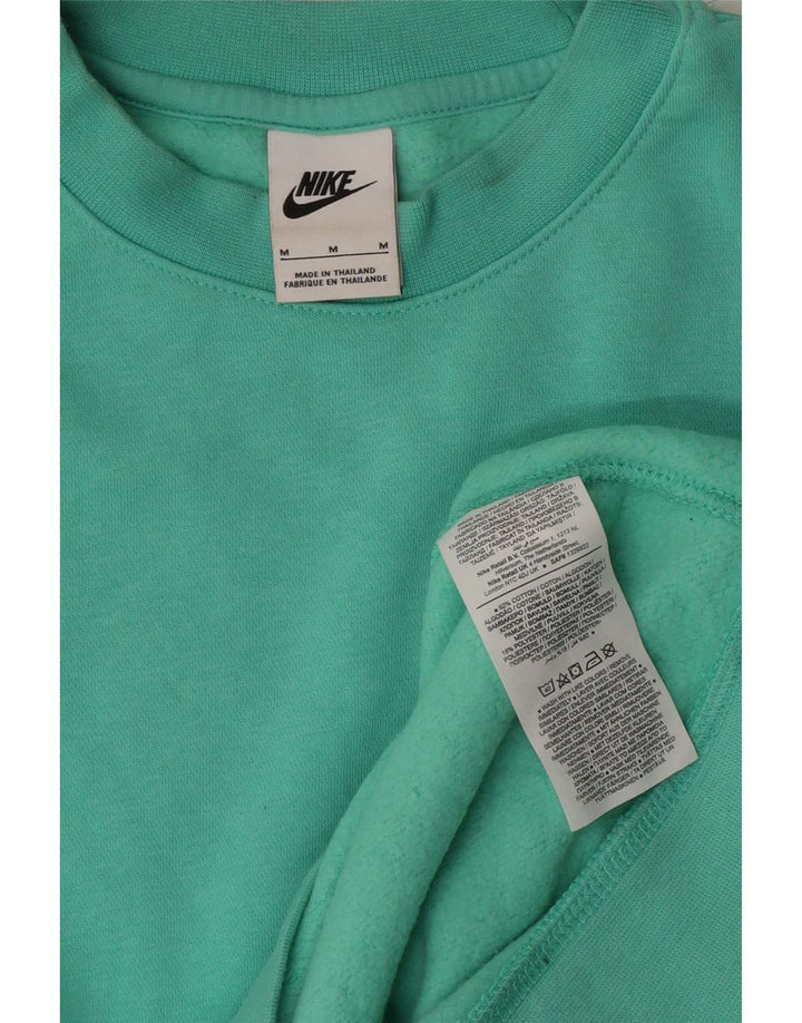 Męska bluza dresowa Nike, średnia, zielona bawełna