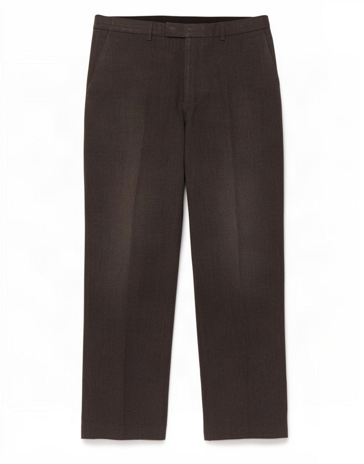 Męskie proste spodnie chino Marks & Spencer W34 L31 Szary poliester