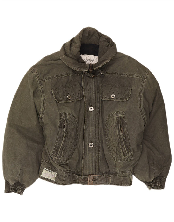 Męska kurtka narciarska Chervo UK 44 2XL Khaki, bawełna