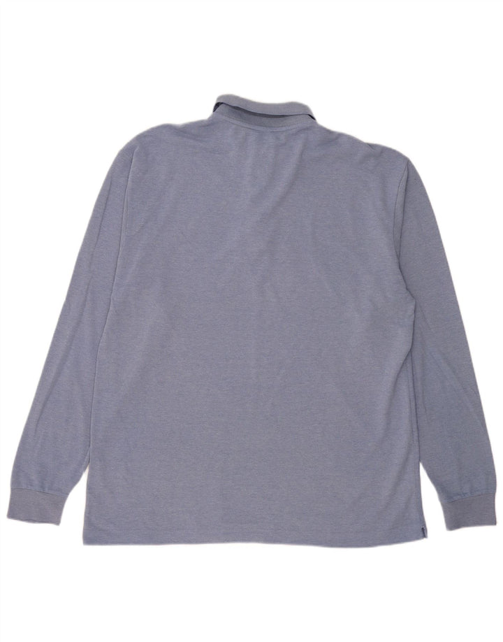 Męska koszulka polo Kappa XL, niebieska, bawełniana