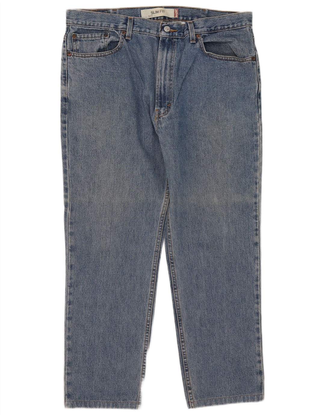 Męskie jeansy Levi's 512 Slim W38 L27 Niebieska bawełna
