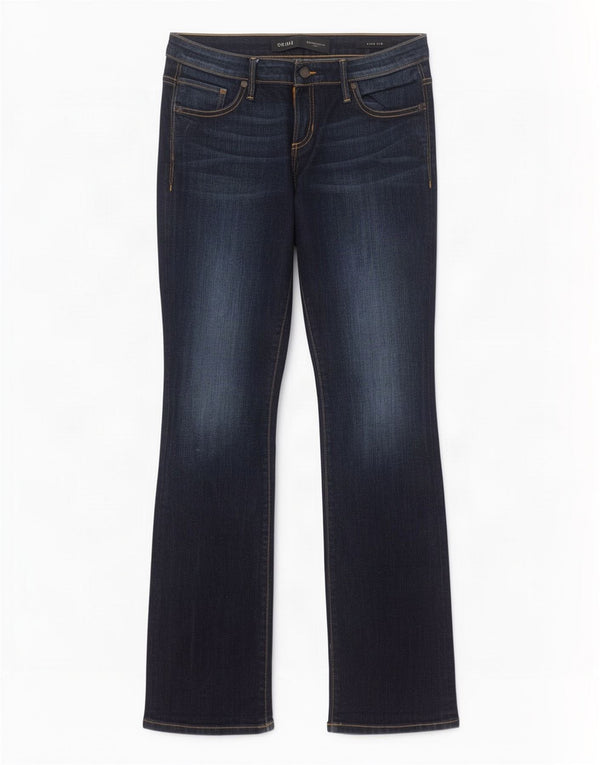 Jeansy damskie Guess Low Bootcut W29 L33 Granatowe, bawełniane