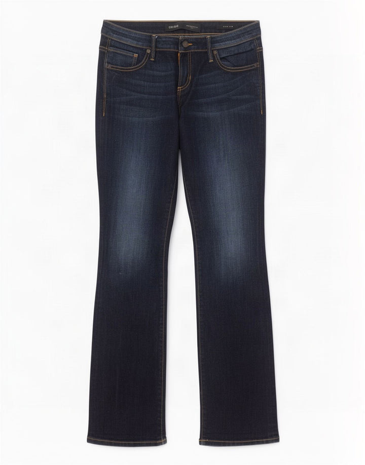 Jeansy damskie Guess Low Bootcut W29 L33 Granatowe, bawełniane