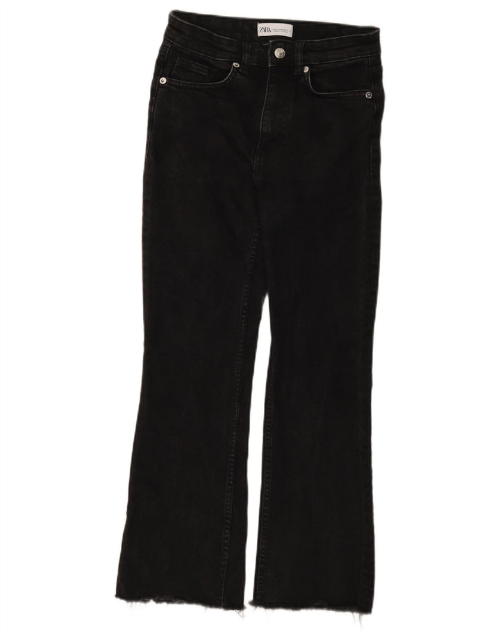 Damskie jeansy Bootcut Zara EU 36 XS W26 L25 Czarne