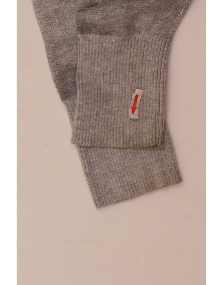 Sweter damski Eddie Bauer Petite z wycięciem pod szyją, UK 14, średni szary