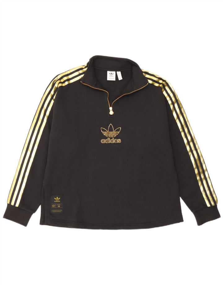 Damska bluza Adidas Oversized Graphic Jumper UK 12 Medium Black