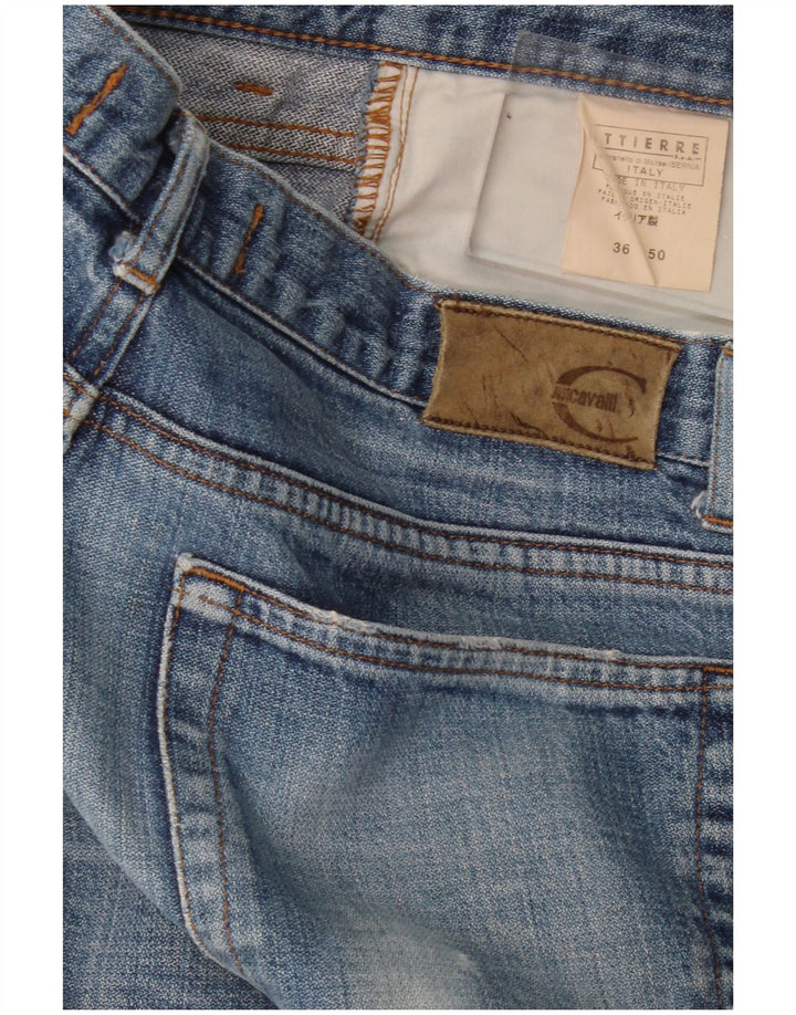 Cavalli Damskie Ittierre Bootcut Jeansy W36 L34 Niebieskie