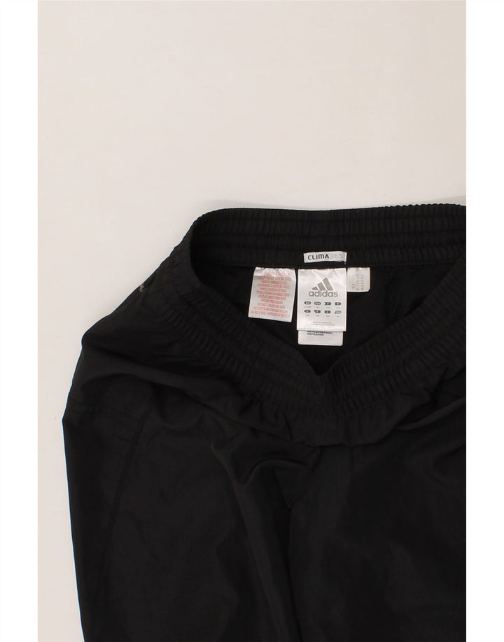 ADIDAS Boys Clima 365 Tracksuit Trousers 13-14 Years  Black Polyester Vintage Adidas and Second-Hand Adidas from Messina Hembry 