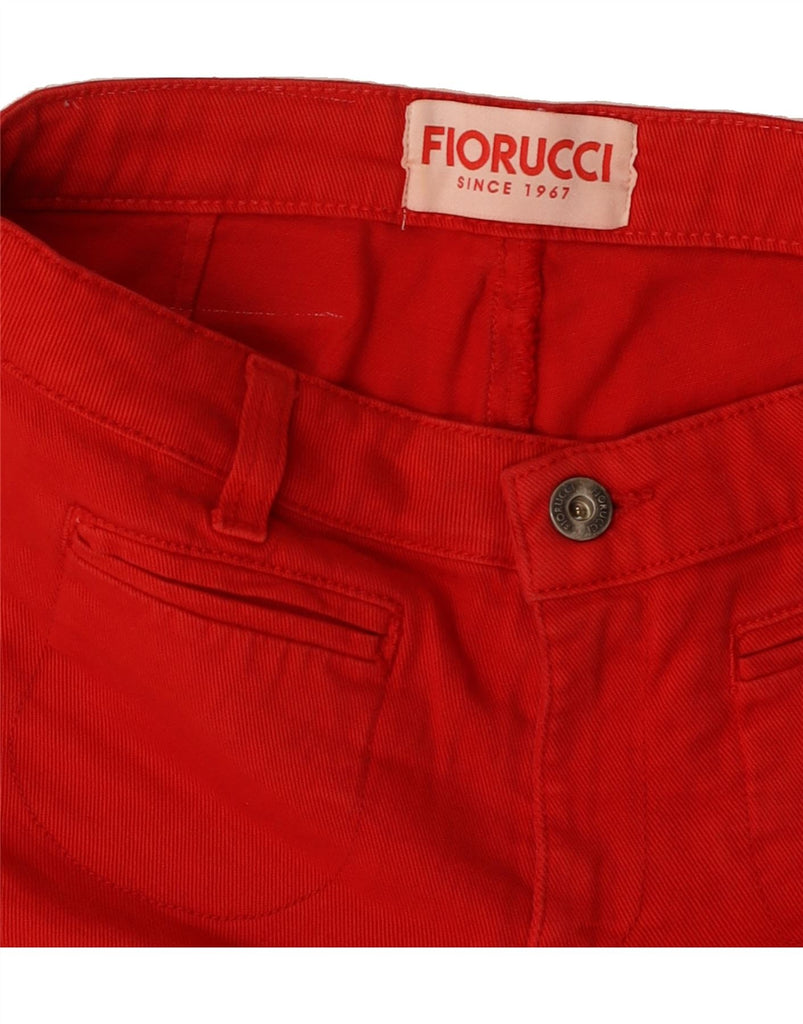 FIORUCCI Womens Denim Shorts W30 Medium Red Vintage Fiorucci and Second-Hand Fiorucci from Messina Hembry 