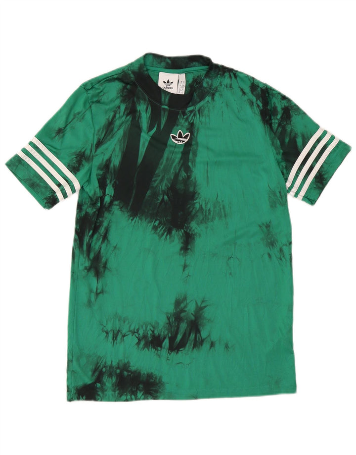 Adidas Męska koszulka Top XS Green Tie Dye Poliester
