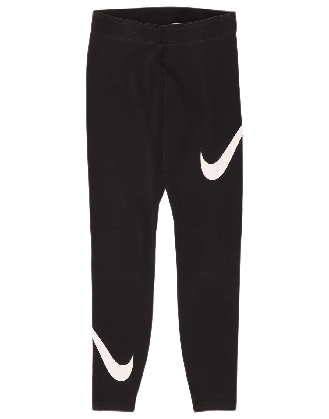 Damskie legginsy NIKE Graphic UK 8, małe, czarne, bawełniane